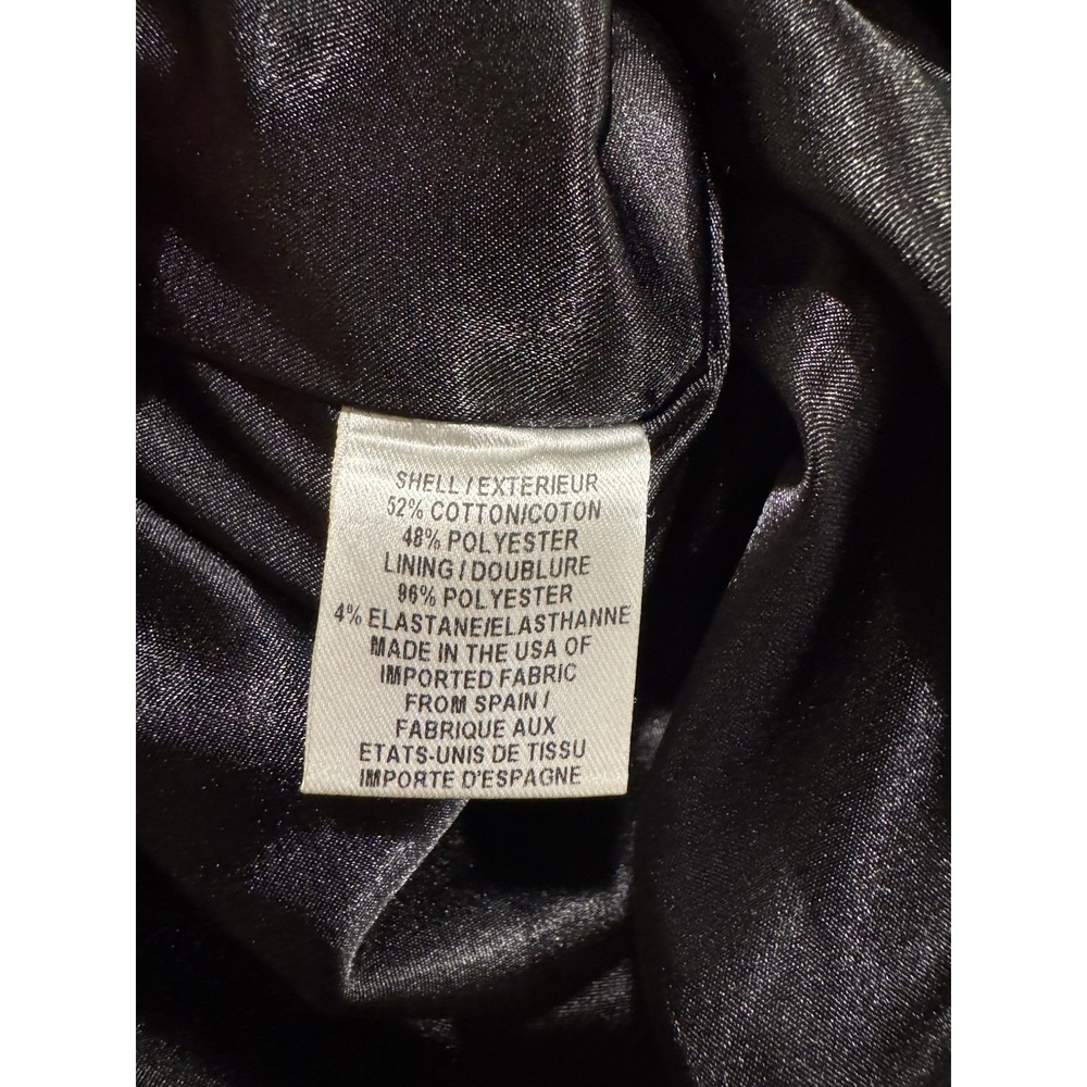 MILLY Angular Diamond Jacquard Geometric Tweed Shift Dress Size 6 Black Coral - Picture 6 of 6